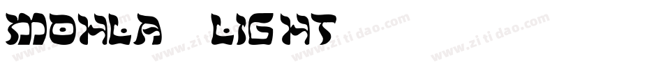 Mohlar-Light字体转换