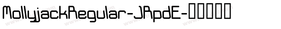 MollyjackRegular-JRpdE字体转换