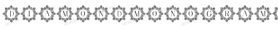 DiamondMonogram字体转换