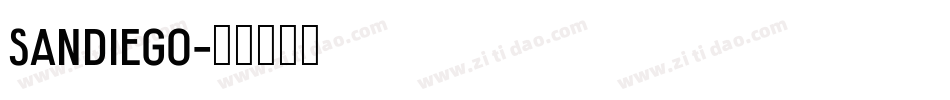 Sandiego字体转换