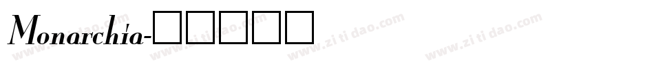 Monarchia字体转换