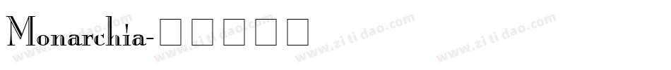 Monarchia字体转换