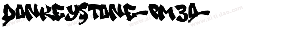 DonkeyStone-pm3O字体转换