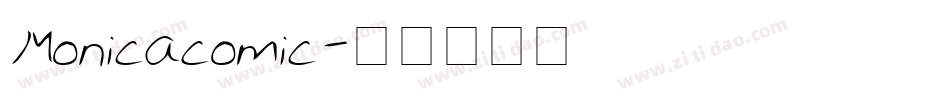 Monicacomic字体转换