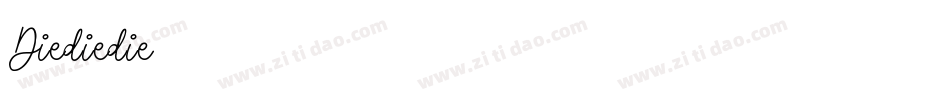 Diediedie字体转换