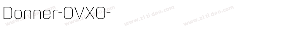Donner-OVXO字体转换
