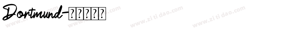 Dortmund字体转换