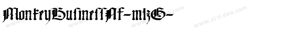 MonkeyBusinessNf-mlzG字体转换