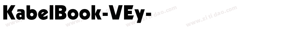KabelBook-VEy字体转换