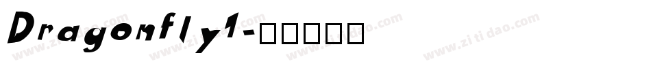 Dragonfly1字体转换