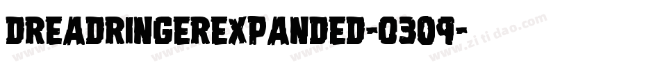 DreadRingerExpanded-03O9字体转换