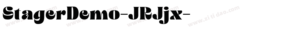 StagerDemo-JRJjx字体转换