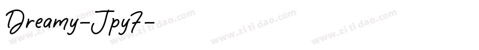Dreamy-Jpy7字体转换
