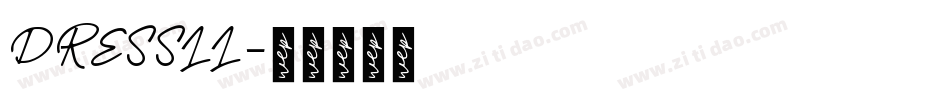 DRESSLL字体转换
