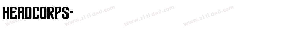 Headcorps字体转换
