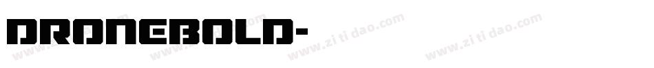 DroneBold字体转换