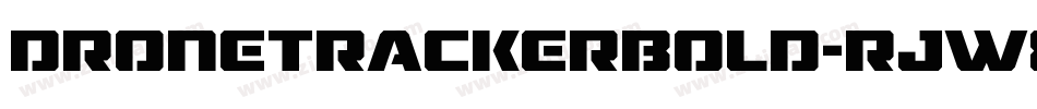 DroneTrackerBold-rjW8字体转换