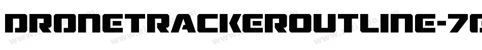 DroneTrackerOutline-7gKR字体转换