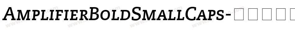 AmplifierBoldSmallCaps字体转换