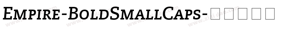 Empire-BoldSmallCaps字体转换
