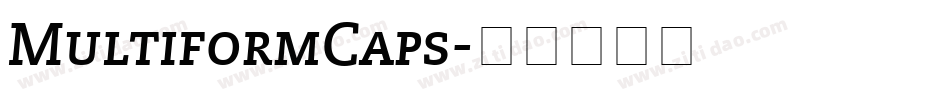 MultiformCaps字体转换