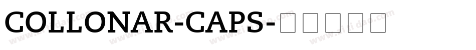 COLLONAR-CAPS字体转换