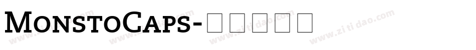 MonstoCaps字体转换