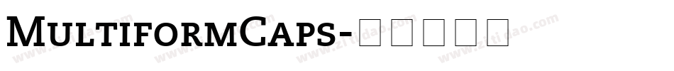 MultiformCaps字体转换