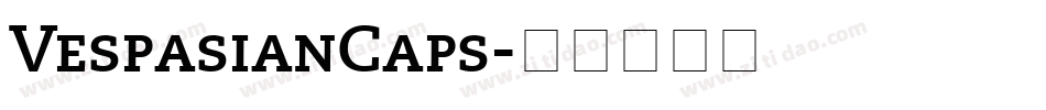 VespasianCaps字体转换