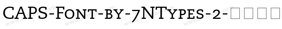 CAPS-Font-by-7NTypes-2字体转换
