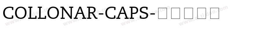 COLLONAR-CAPS字体转换