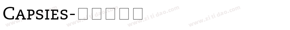 Capsies字体转换
