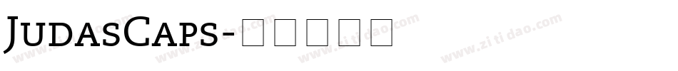 JudasCaps字体转换