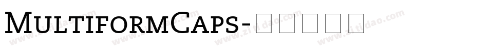 MultiformCaps字体转换