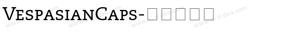 VespasianCaps字体转换