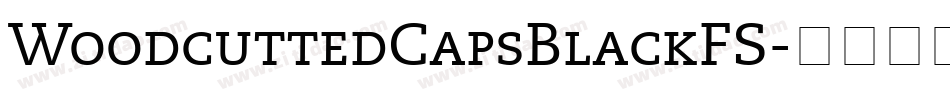 WoodcuttedCapsBlackFS字体转换