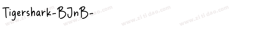 Tigershark-BJnB字体转换
