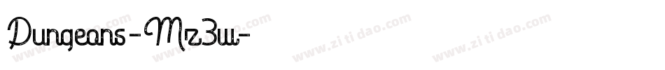 Dungeons-Mz3w字体转换