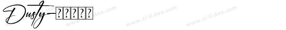 Dusty字体转换