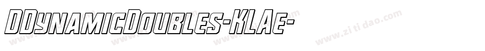 DDynamicDoubles-KLAe字体转换