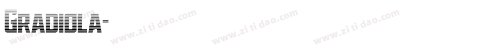 Gradiola字体转换