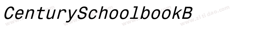CenturySchoolbookBT-Monospace字体转换