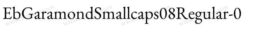 EbGaramondSmallcaps08Regular-093P字体转换