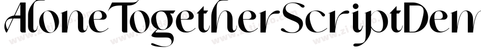 AloneTogetherScriptDemoRegular-8MZ0B字体转换