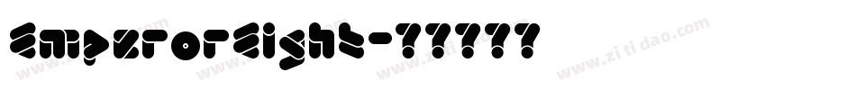EmperorEight字体转换