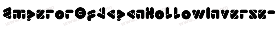 EmperorOfJapanHollowInverse-6rjx字体转换