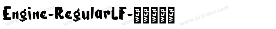Engine-RegularLF字体转换