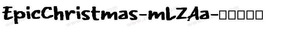 EpicChristmas-mLZAa字体转换