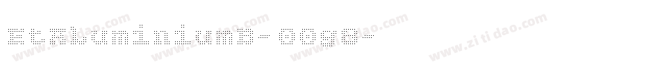EtAluminiumB-OOg8字体转换