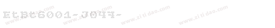 EtBt6001-JO47字体转换
